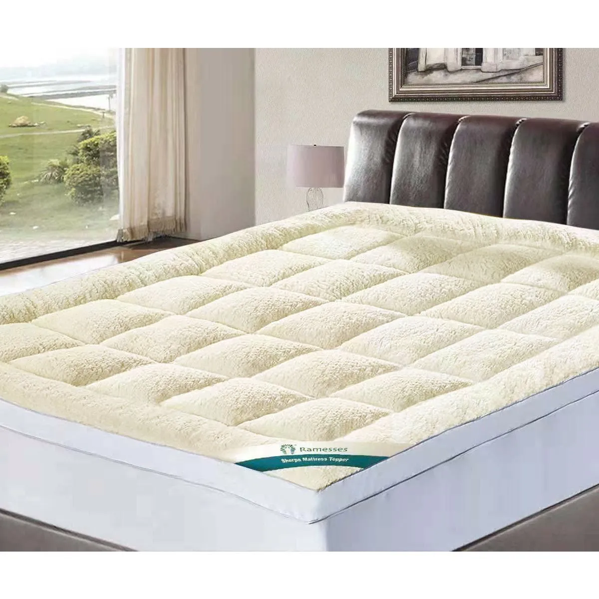 1600GSM Sherpa Winter Mattress Topper King