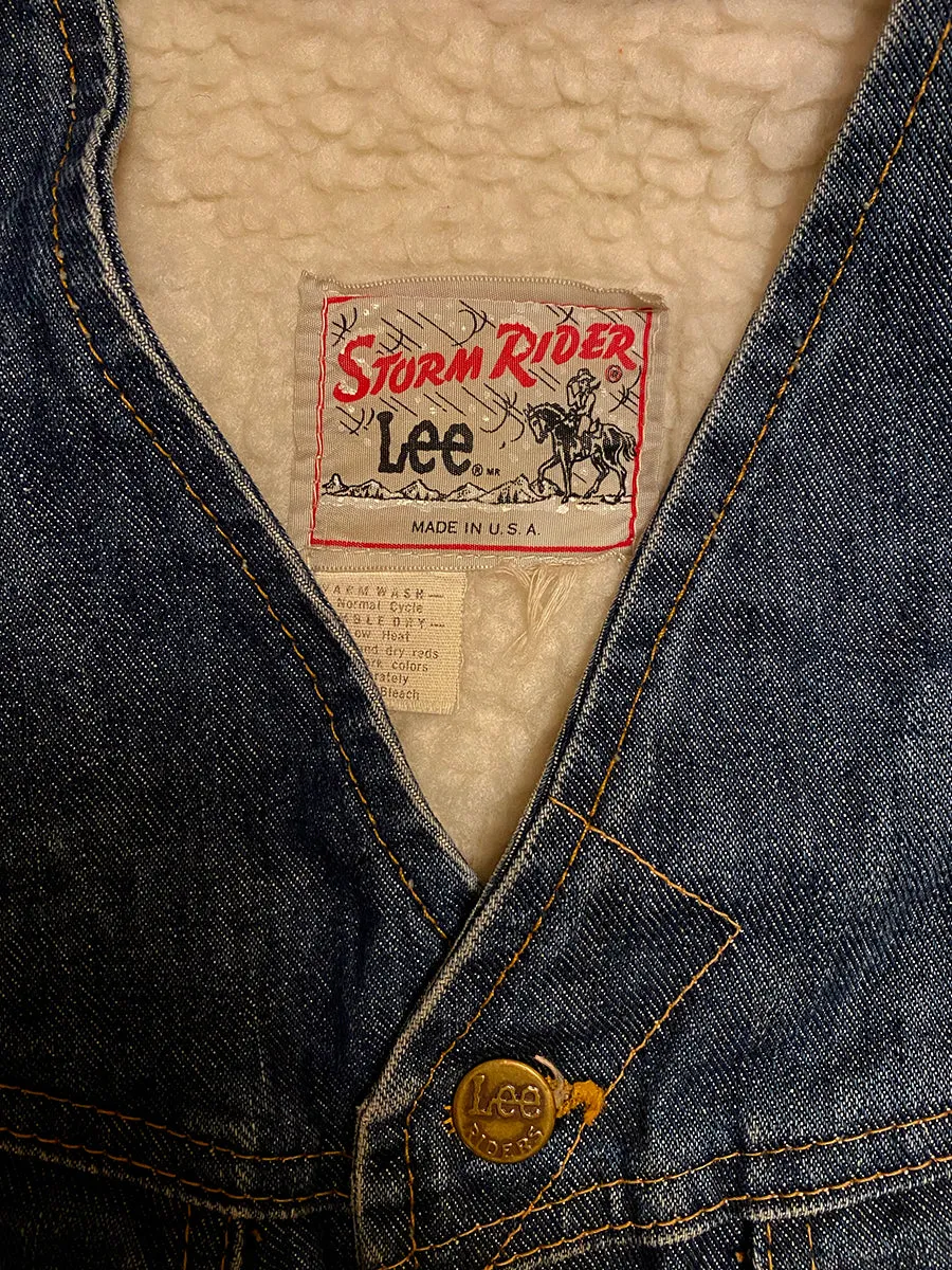 1970's Lee Storm Rider Denim Vest