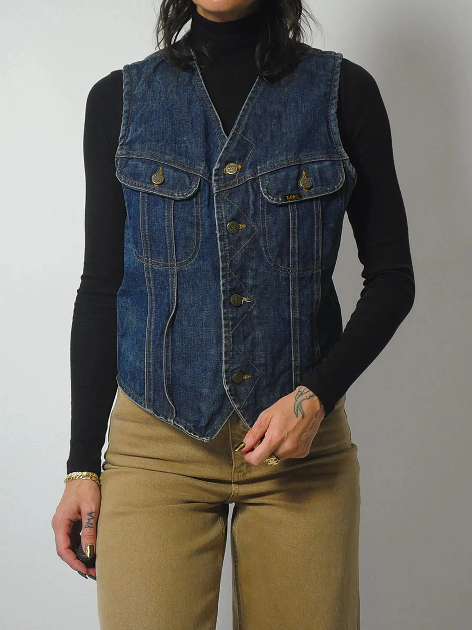 1970's Lee Storm Rider Denim Vest