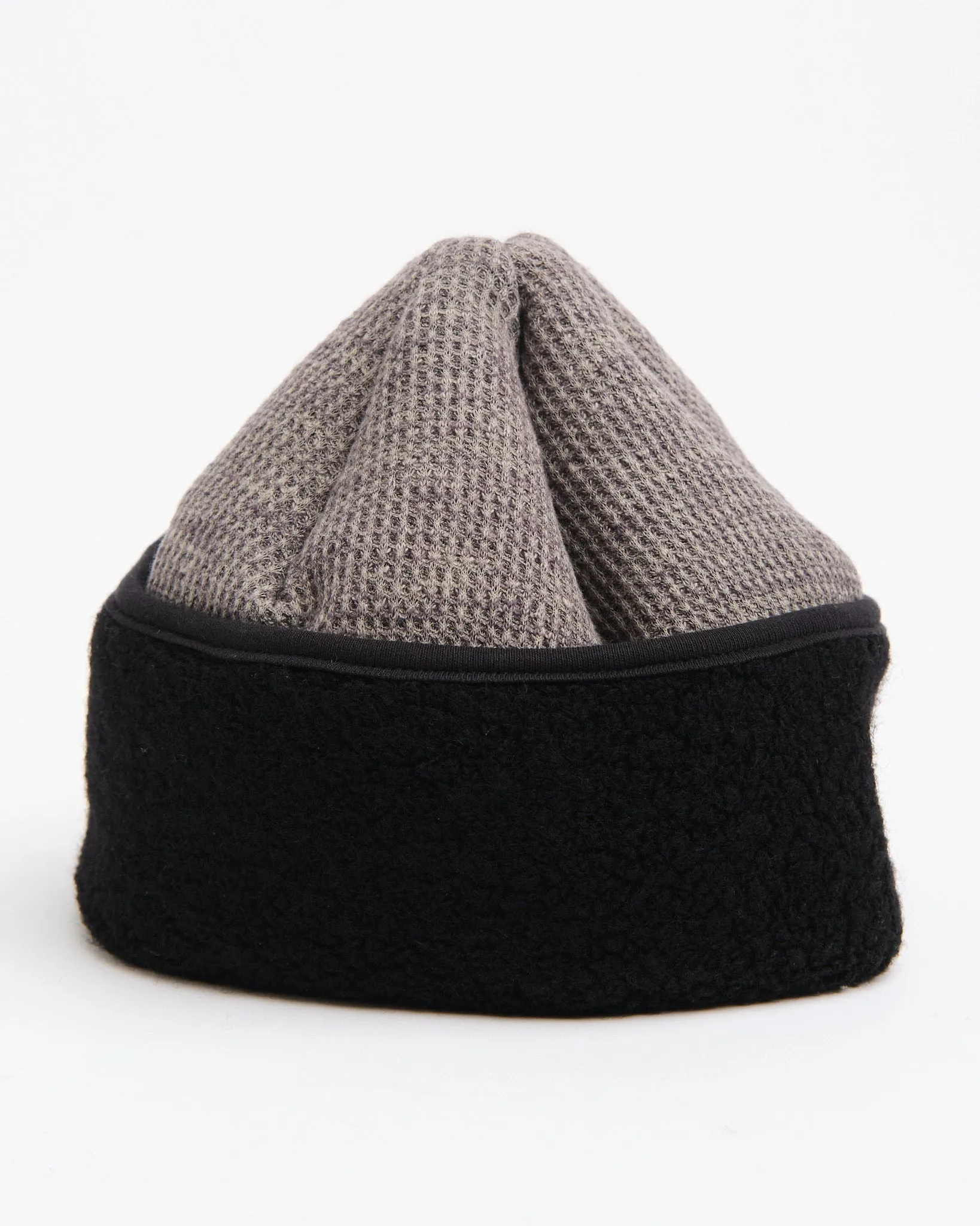 2 Tone Beanie Grey with Black