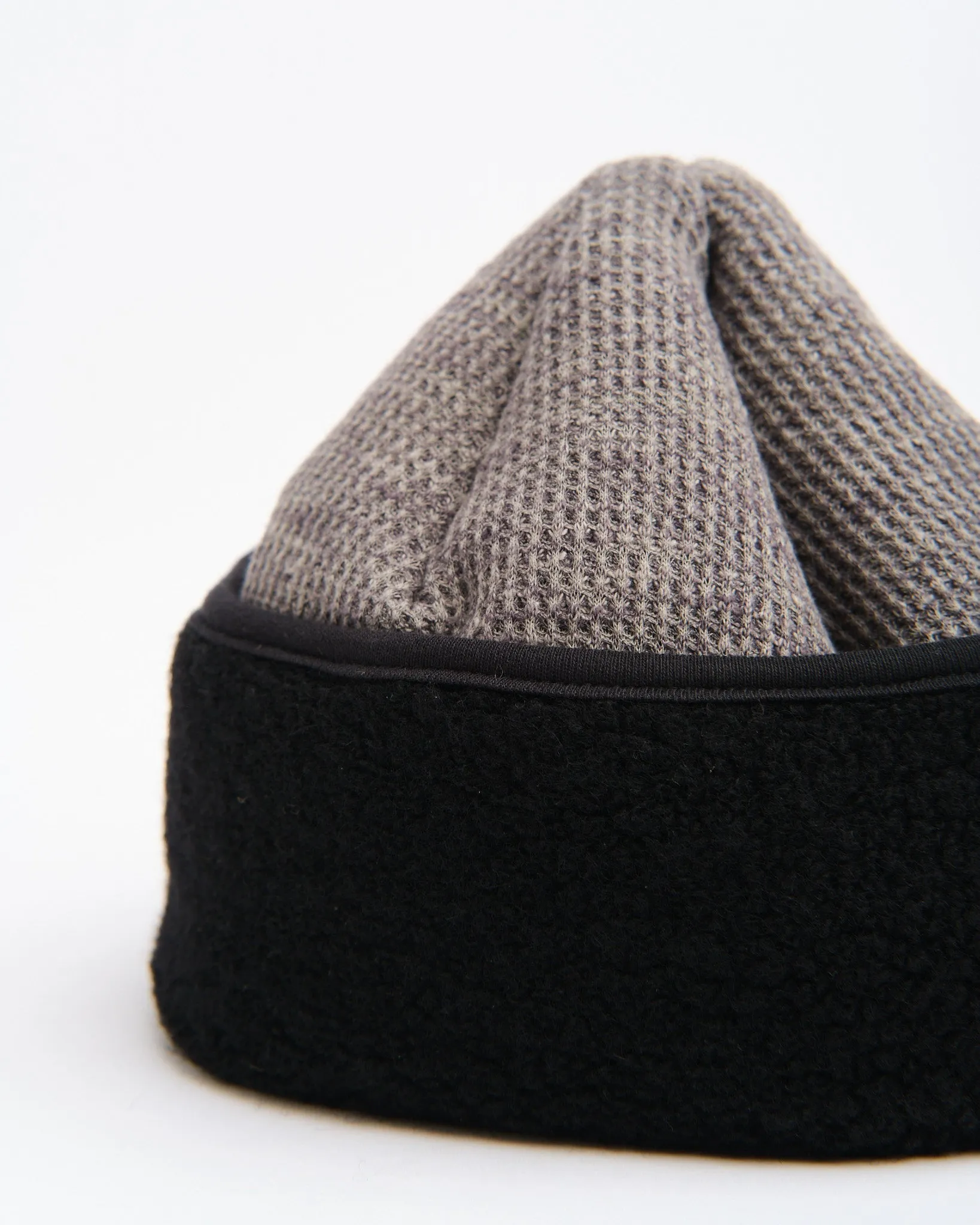 2 Tone Beanie Grey with Black