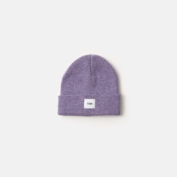 7AM Beanie Heather - Purple