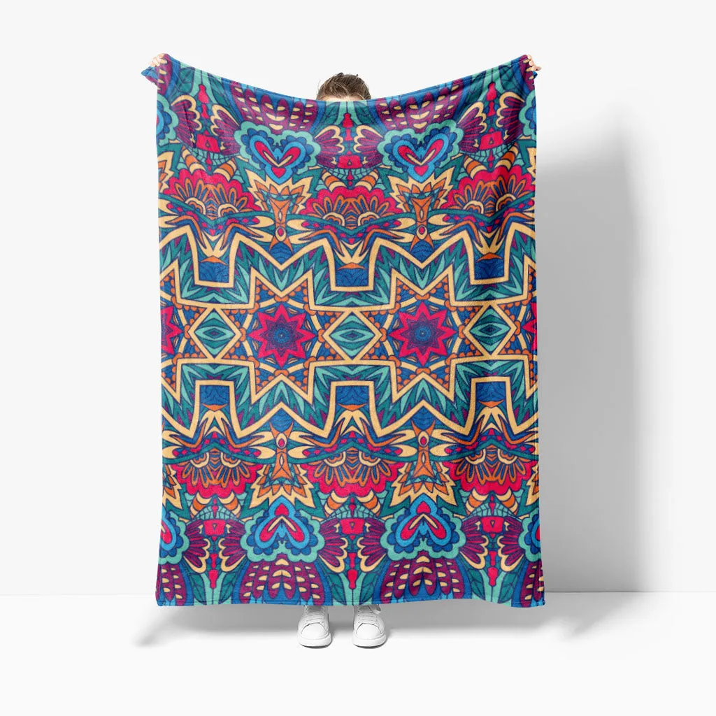 Aztec Pendleton Sherpa Twin Blanket