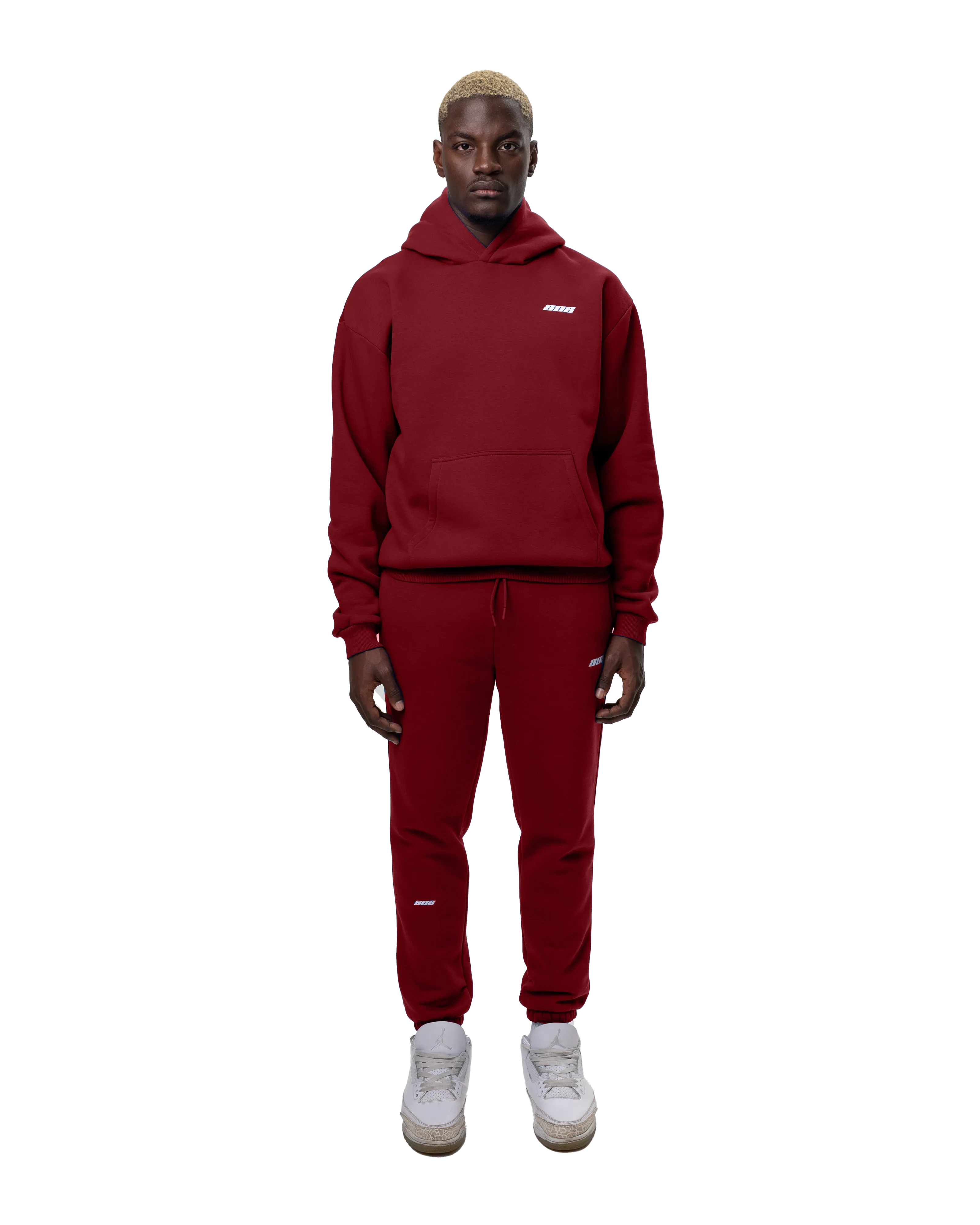 Basic Pants Wine Red