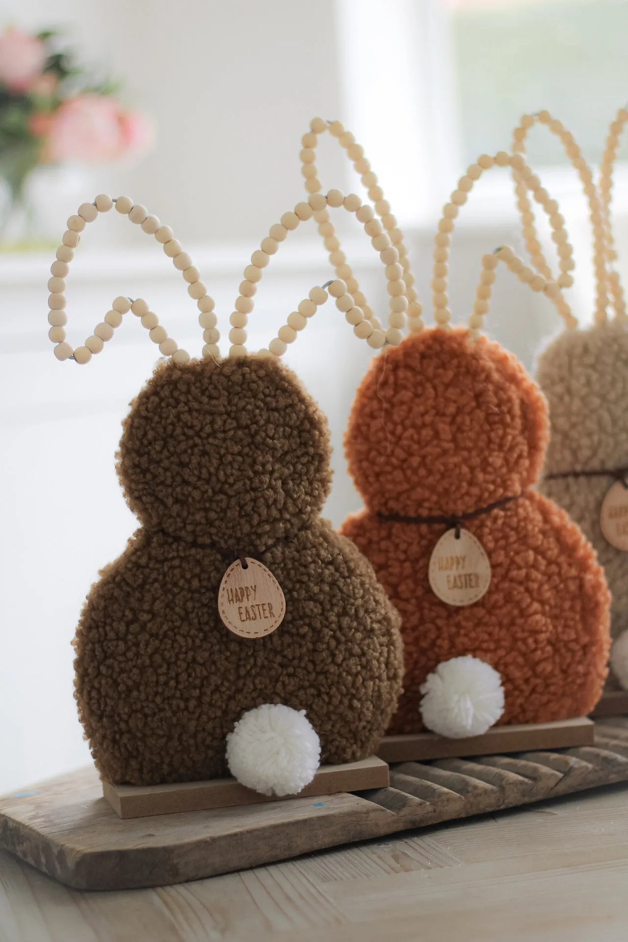 Beaded Sherpa Bunny