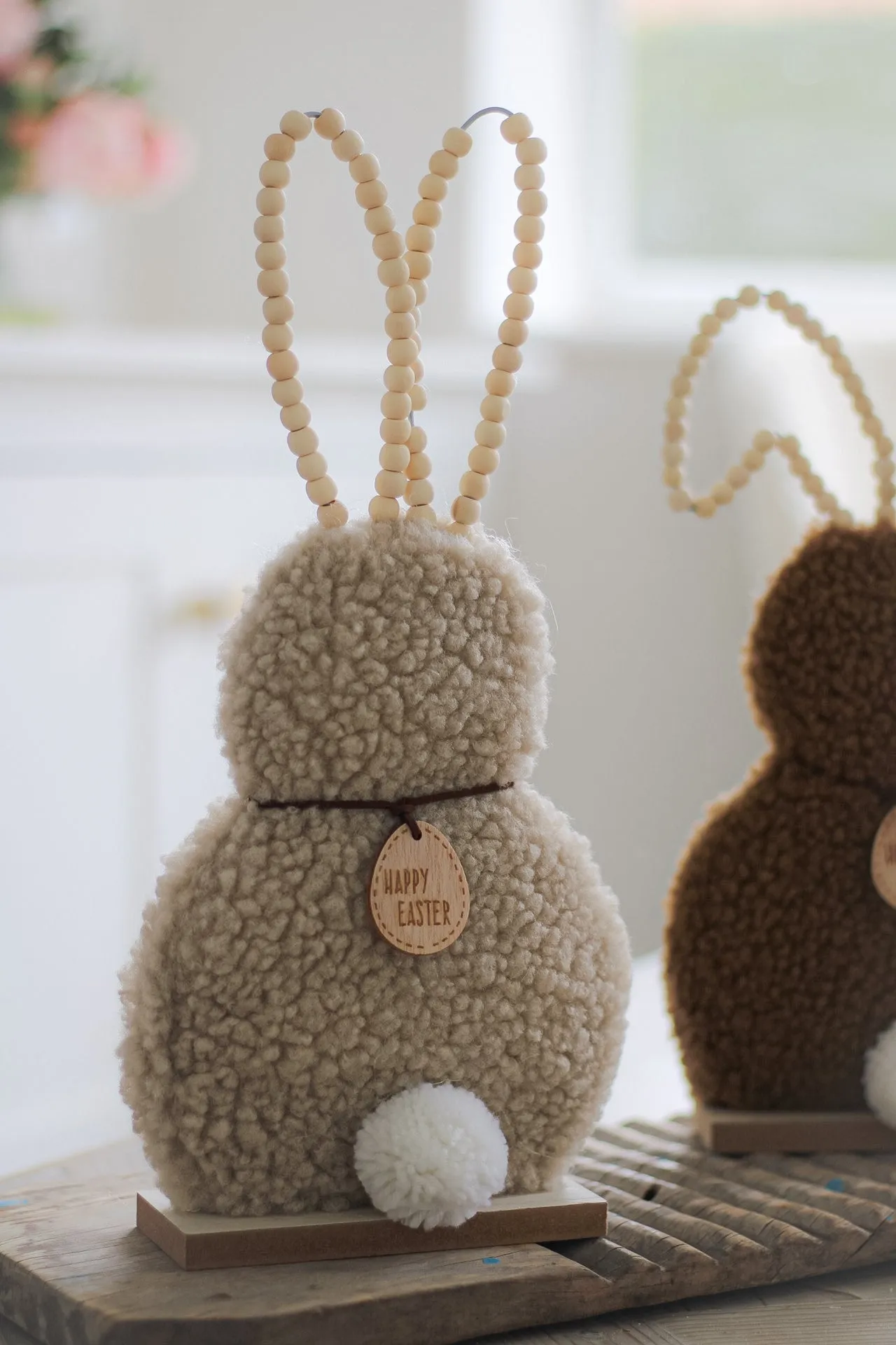 Beaded Sherpa Bunny