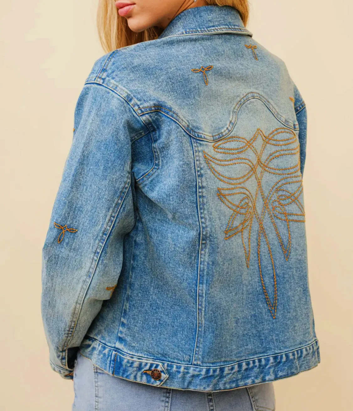 Boot Stitch Denim Jacket