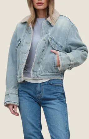 Bostyn Denim Sherpa Jacket