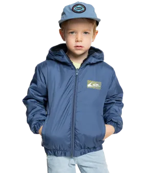 Boys Reversible All Seas Jacket in Vintage Indigo