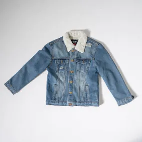 Boys Sherpa Edit Denim Jacket