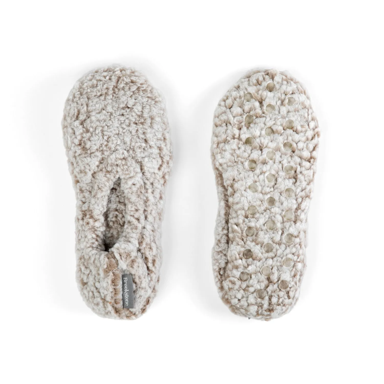 Brookstone Heather Sherpa Footie