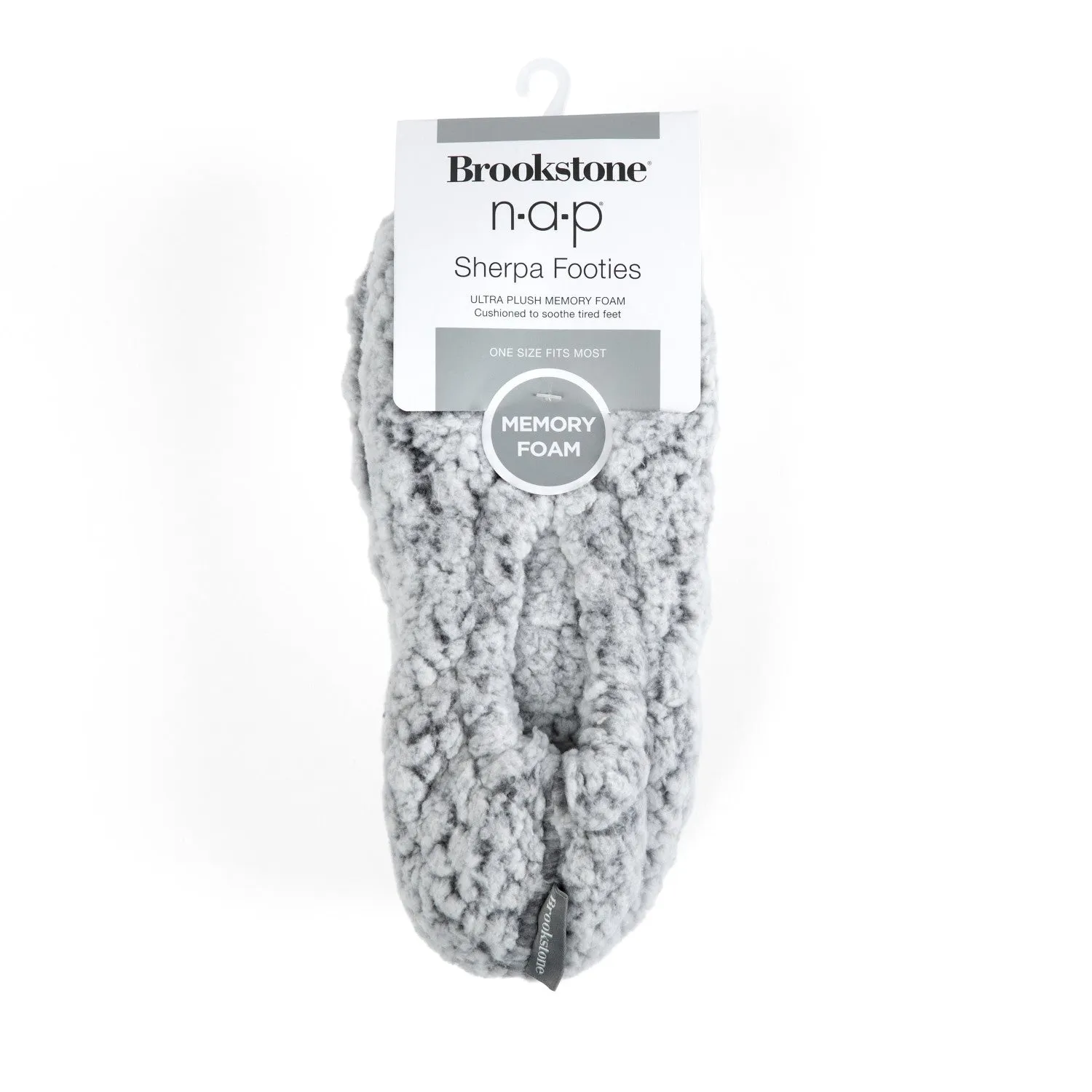 Brookstone Heather Sherpa Footie