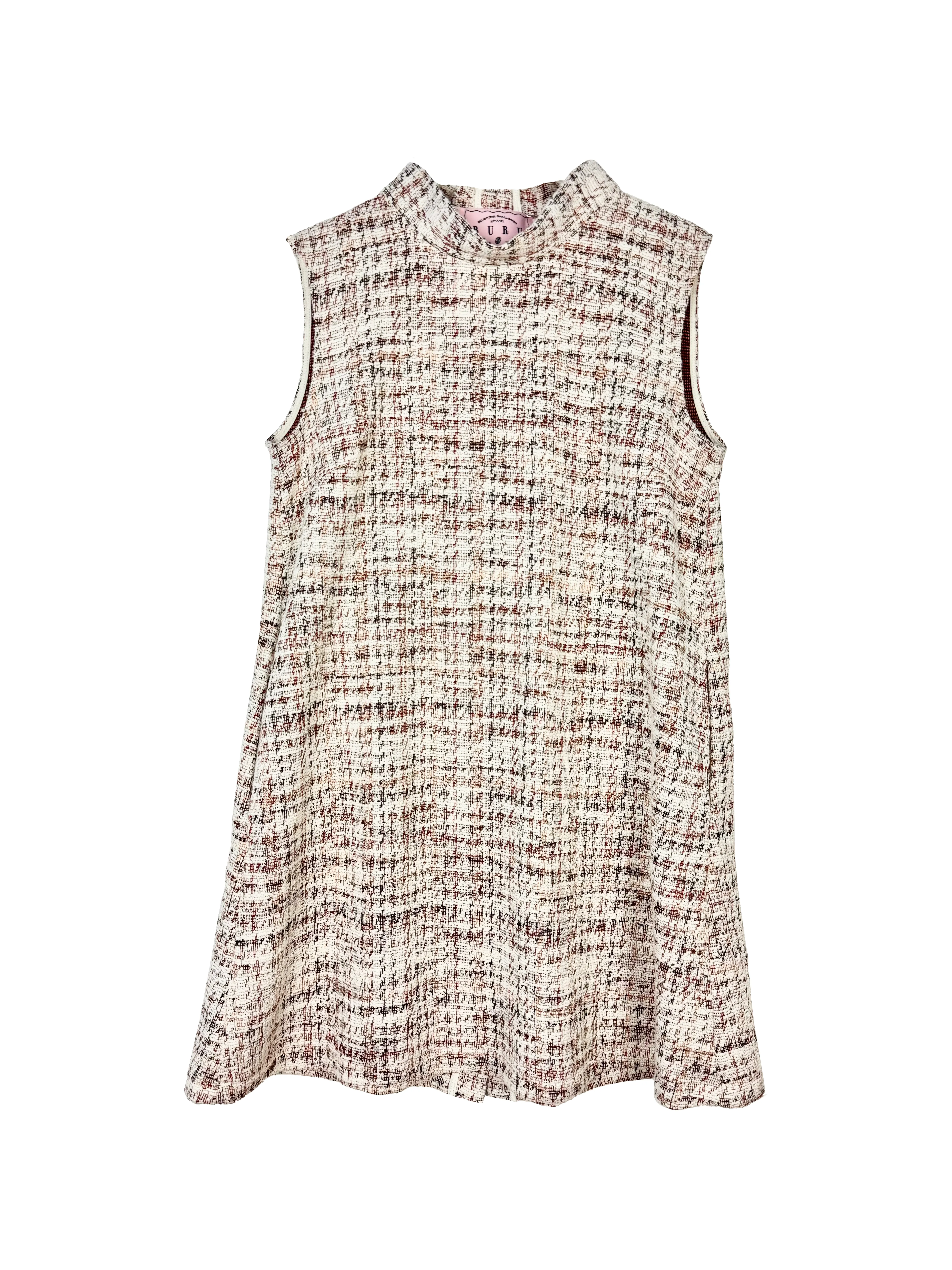 BURU x Val Mod Dress - Ivory Tweed