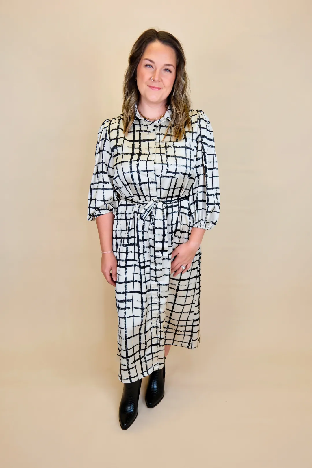 Business Chic Midi Dress