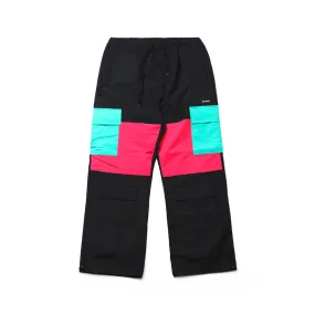 CARGO POCKET BOX TRACK PANTS BLACK