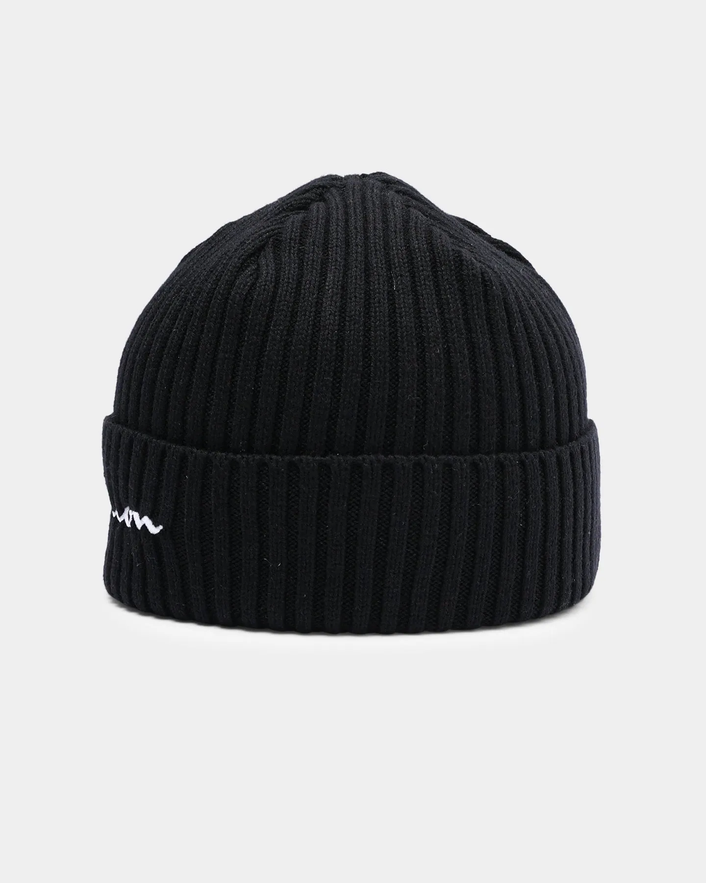 Champion C Life Ribbed Script Beanie Black