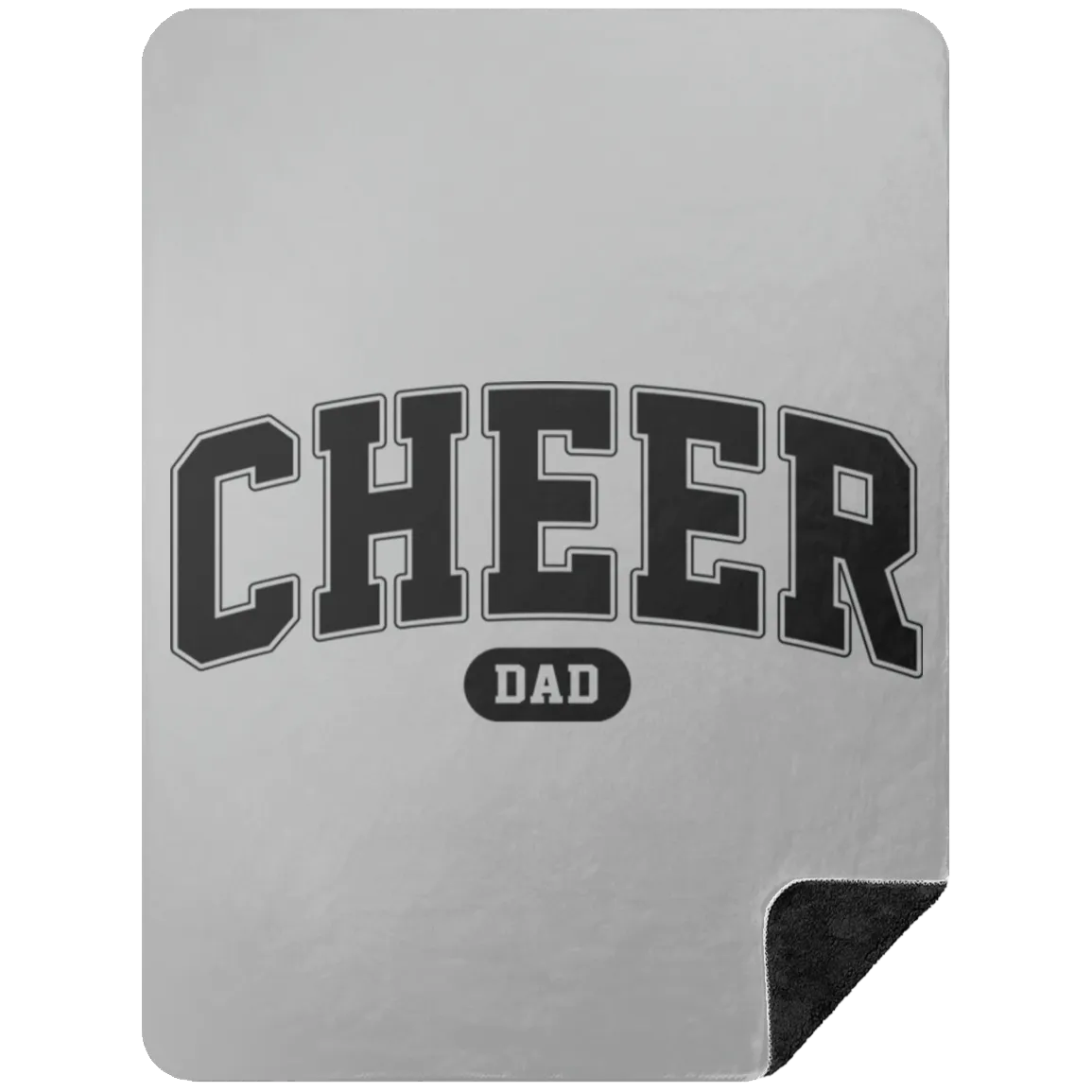 Cheer Dad BSHL Premium Black Sherpa Blanket 60x80