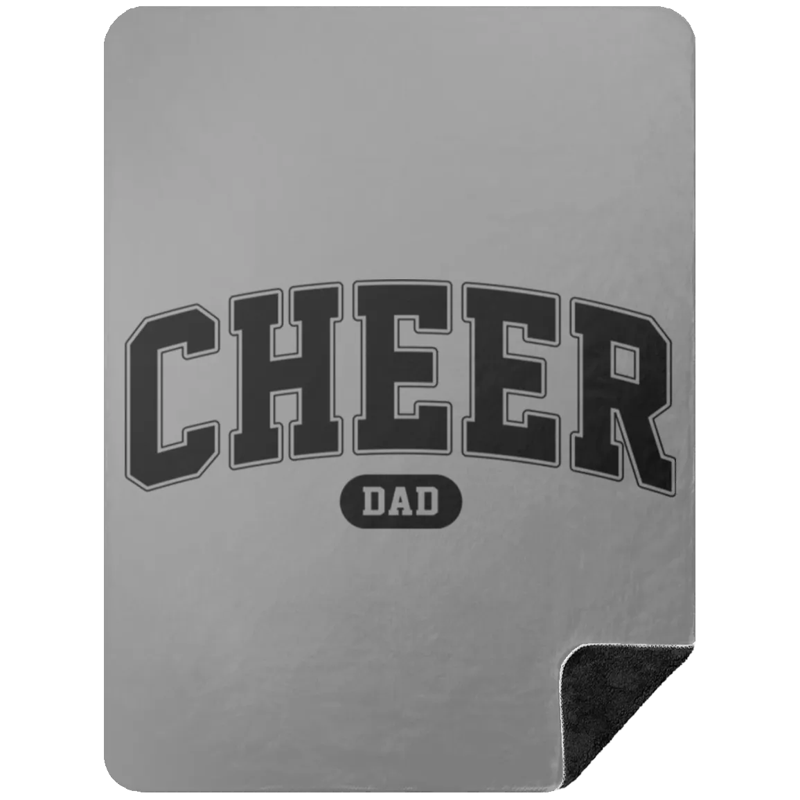 Cheer Dad BSHL Premium Black Sherpa Blanket 60x80