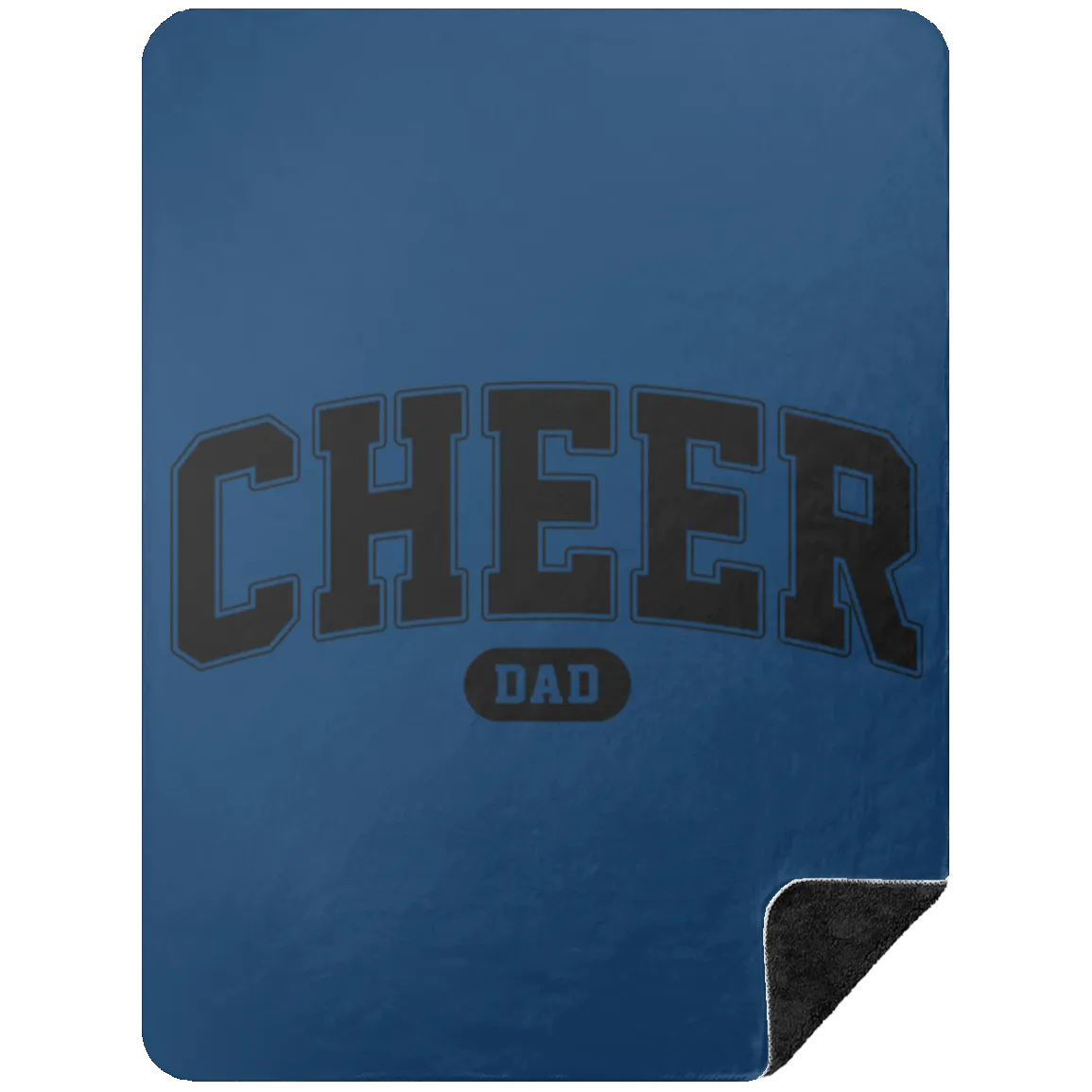 Cheer Dad BSHL Premium Black Sherpa Blanket 60x80