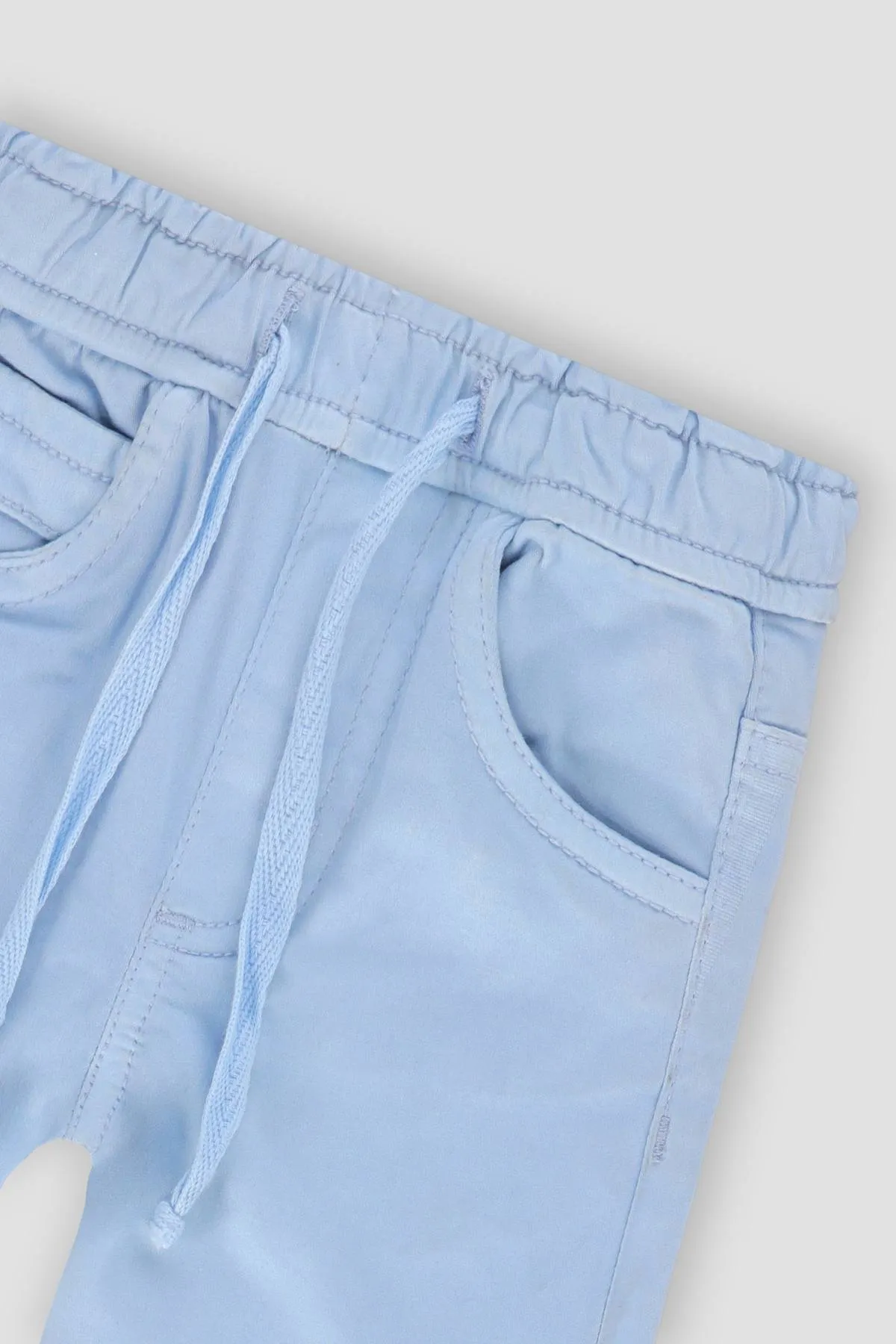 Chino Jogger Pant For Baby Boy - Light Blue