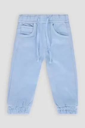 Chino Jogger Pant For Baby Boy - Light Blue