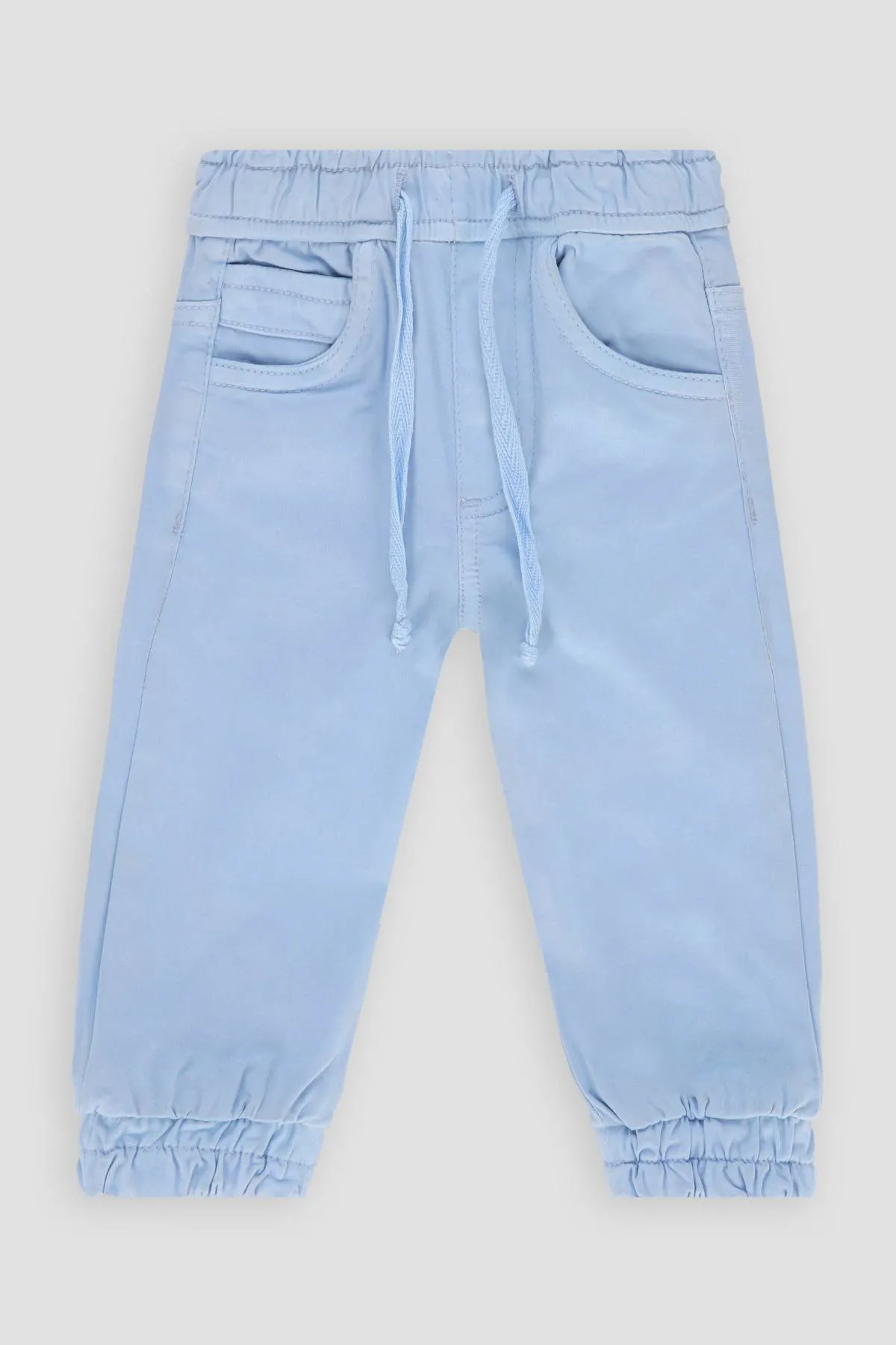 Chino Jogger Pant For Baby Boy - Light Blue