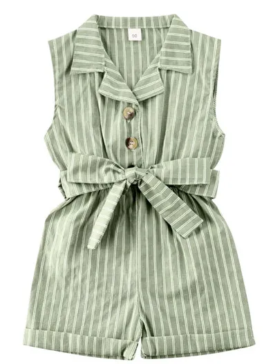 Classic Sweetie Striped Romper