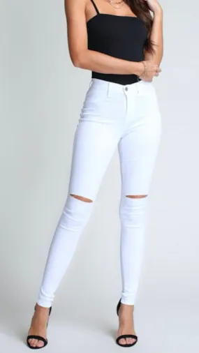 Classic White Jeans