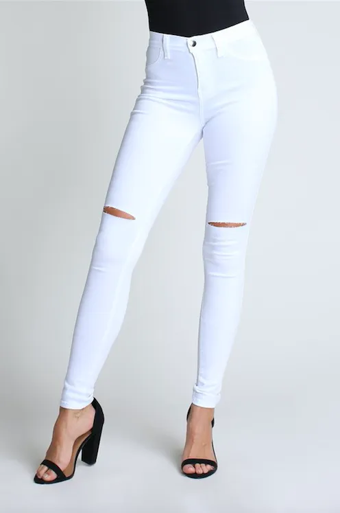 Classic White Jeans