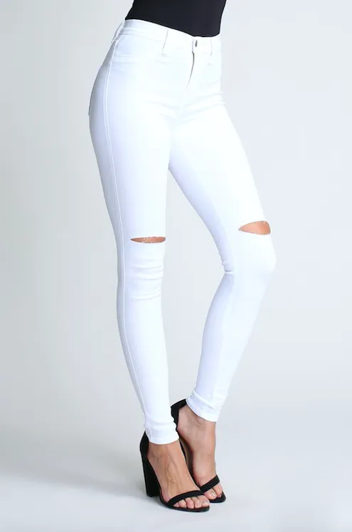 Classic White Jeans