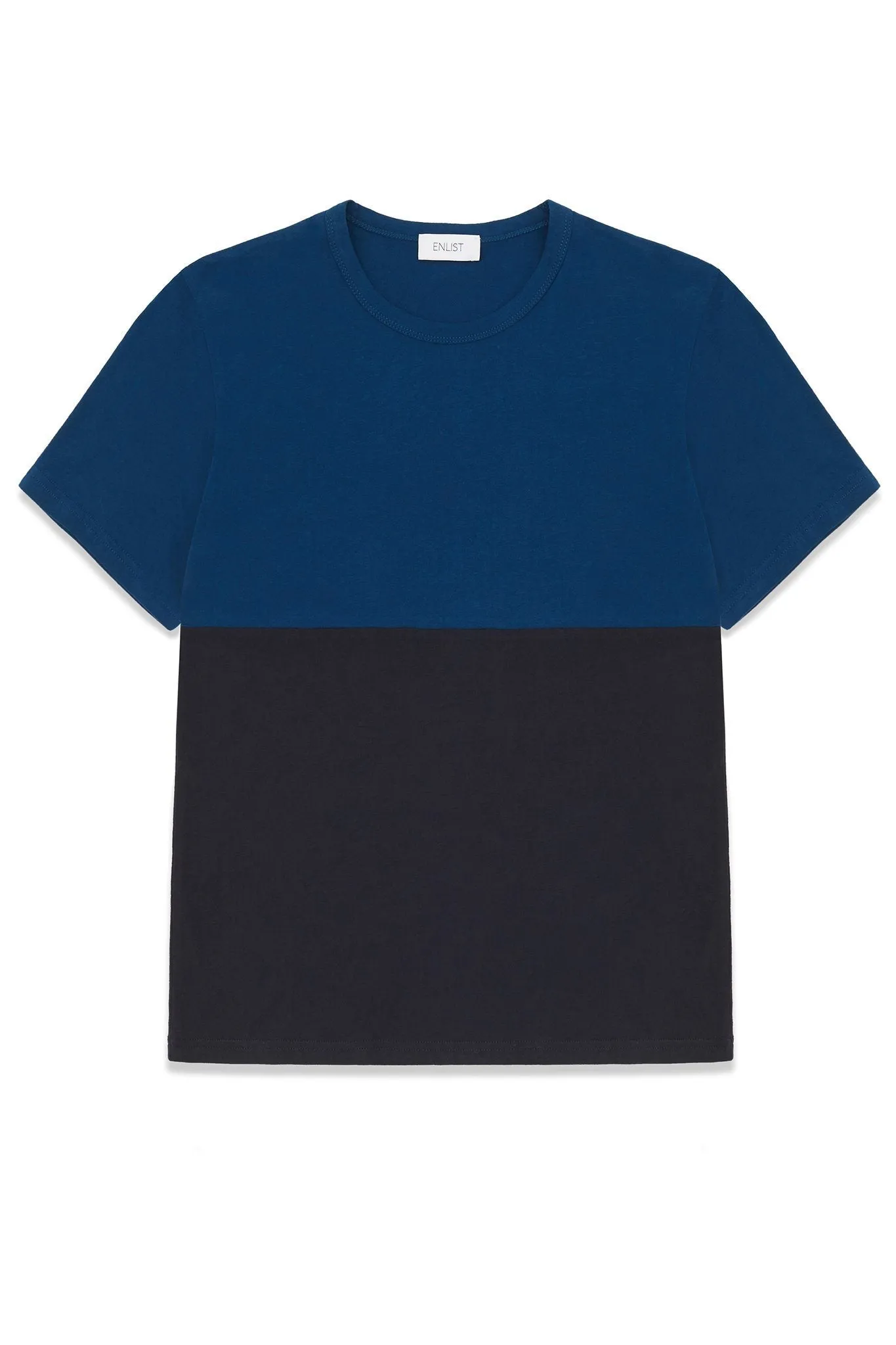 Colour Block Cotton Jersey T-Shirt