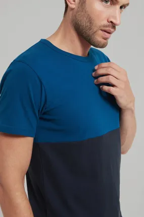 Colour Block Cotton Jersey T-Shirt