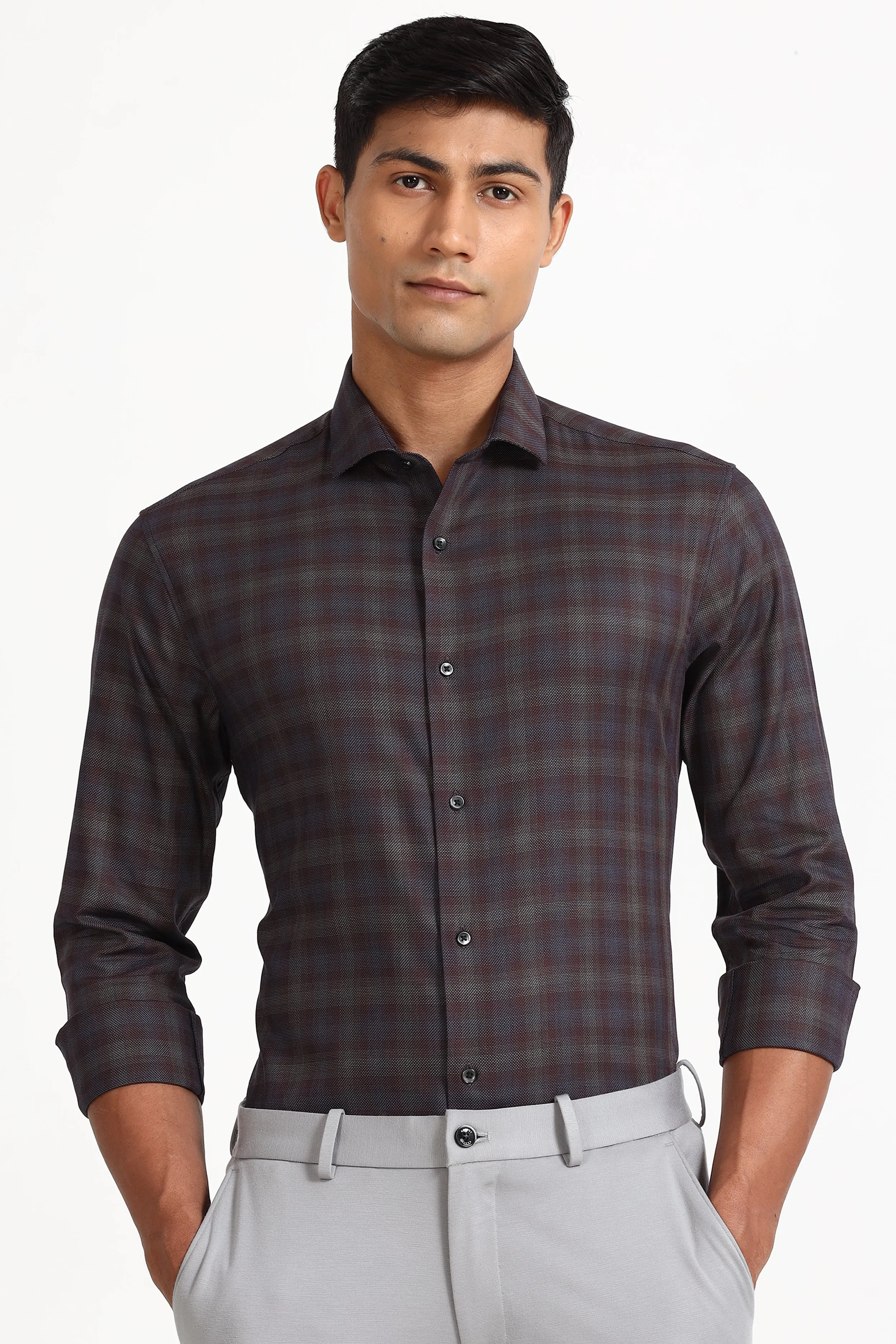 Dark Premium Check Shirt