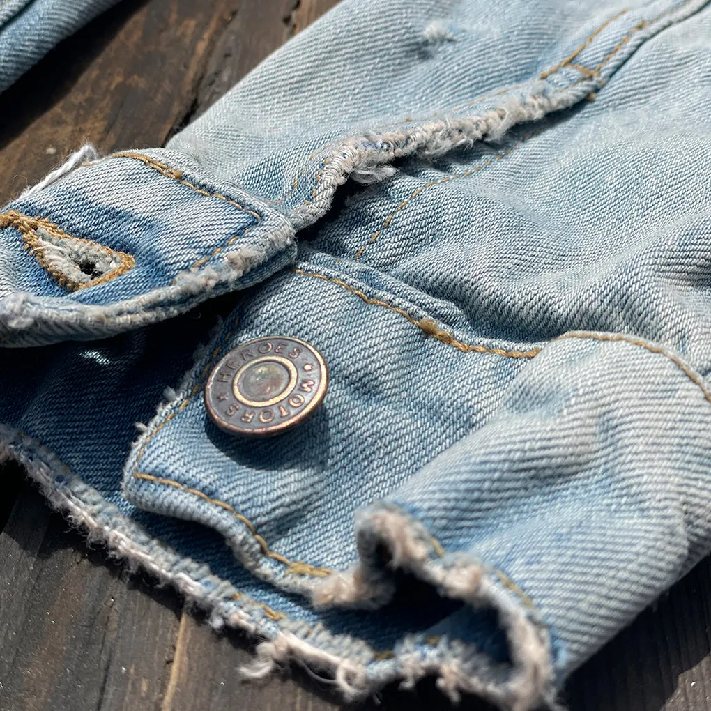 Denim jacket "Heroes Logo"