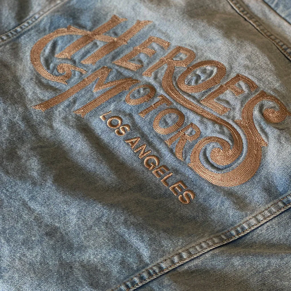 Denim jacket "Heroes Logo"