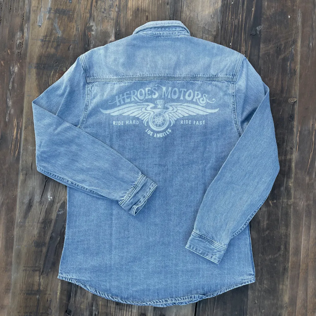 Denim Shirt "WINGS"