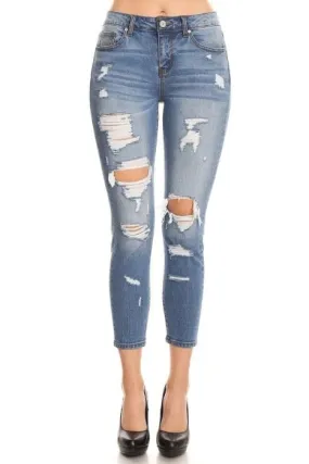 Destroyed Skinny Jeans