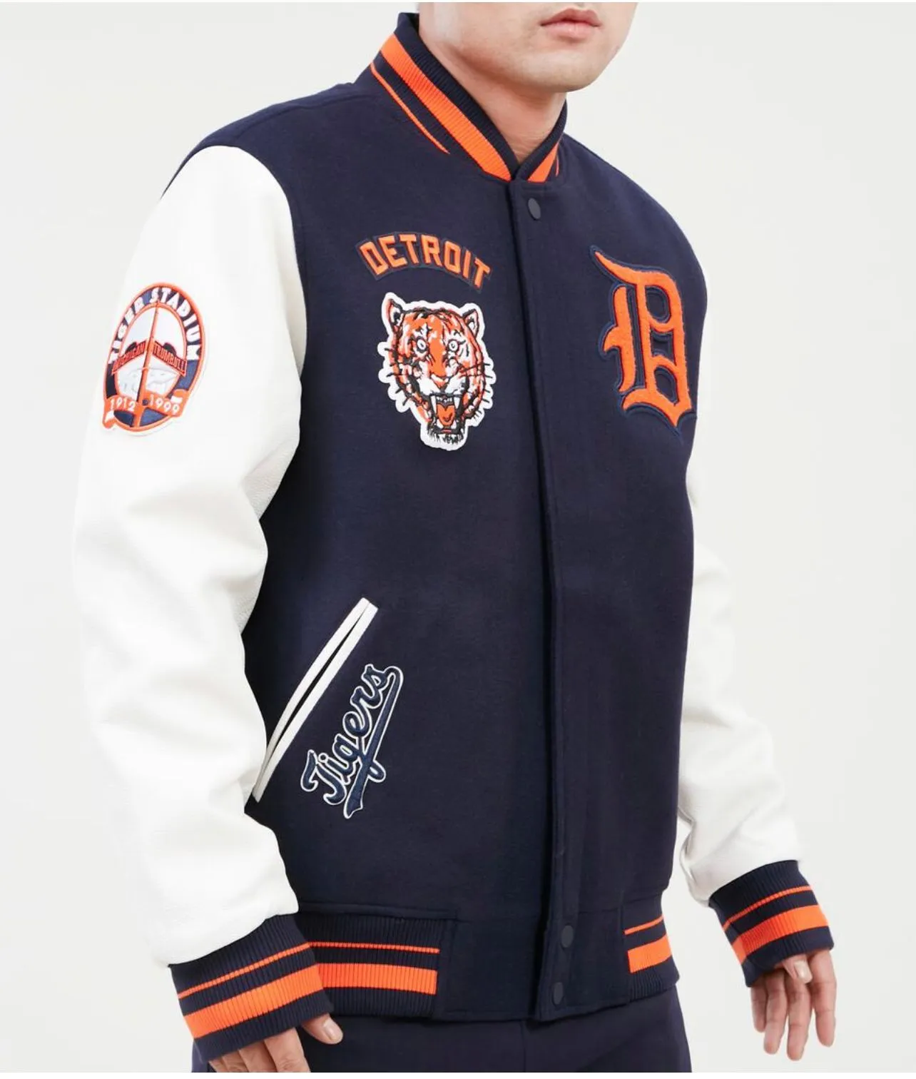 Detroit Tigers Pro Standard Mash Up Varsity Jacket