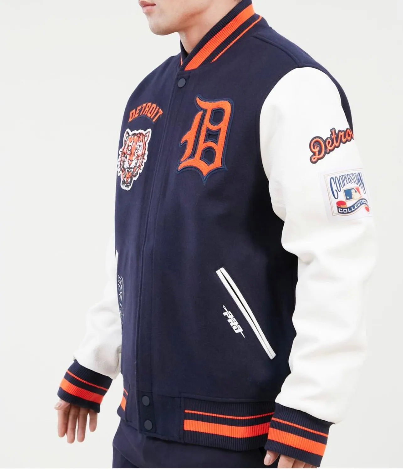 Detroit Tigers Pro Standard Mash Up Varsity Jacket