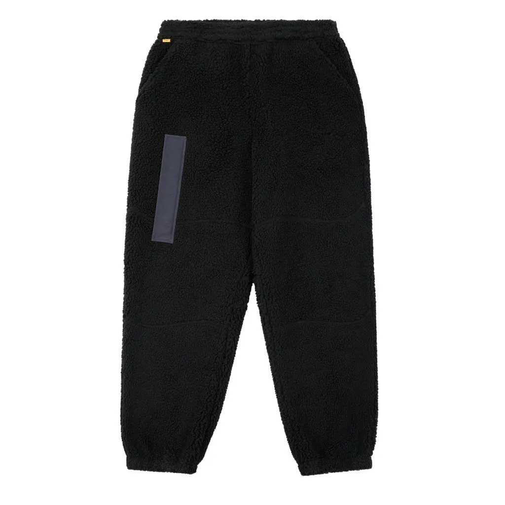 DIME SHERPA DENIM PANTS - BLACK