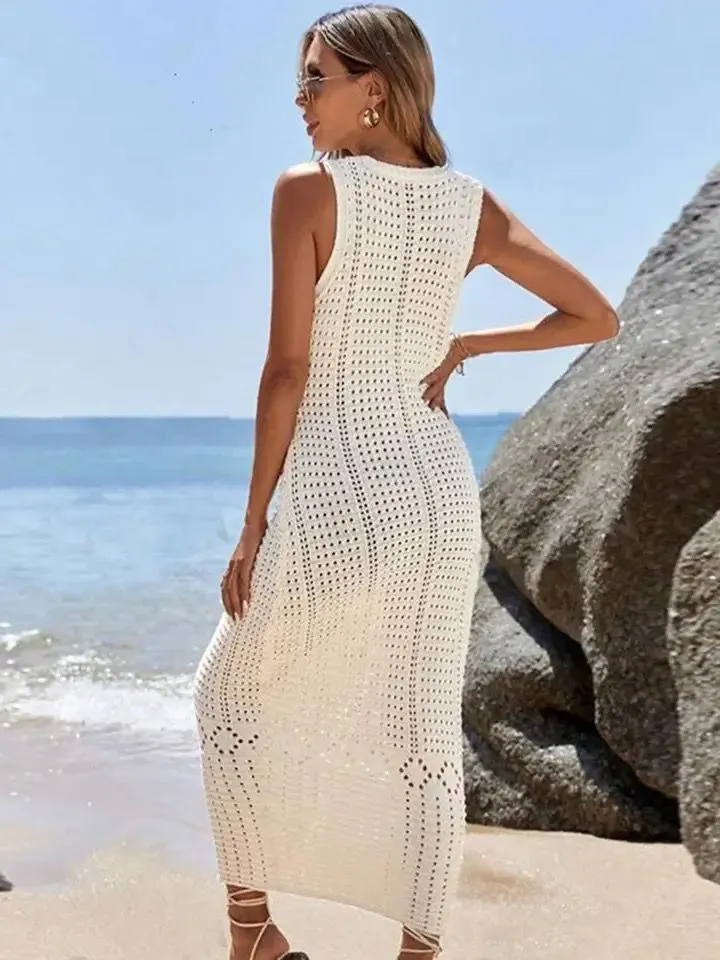 Enora Soft Crochet Dress