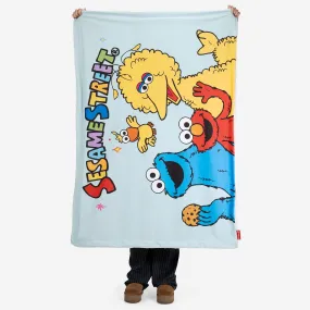 Fleece Throw / Blanket - Sesame Street Slogan