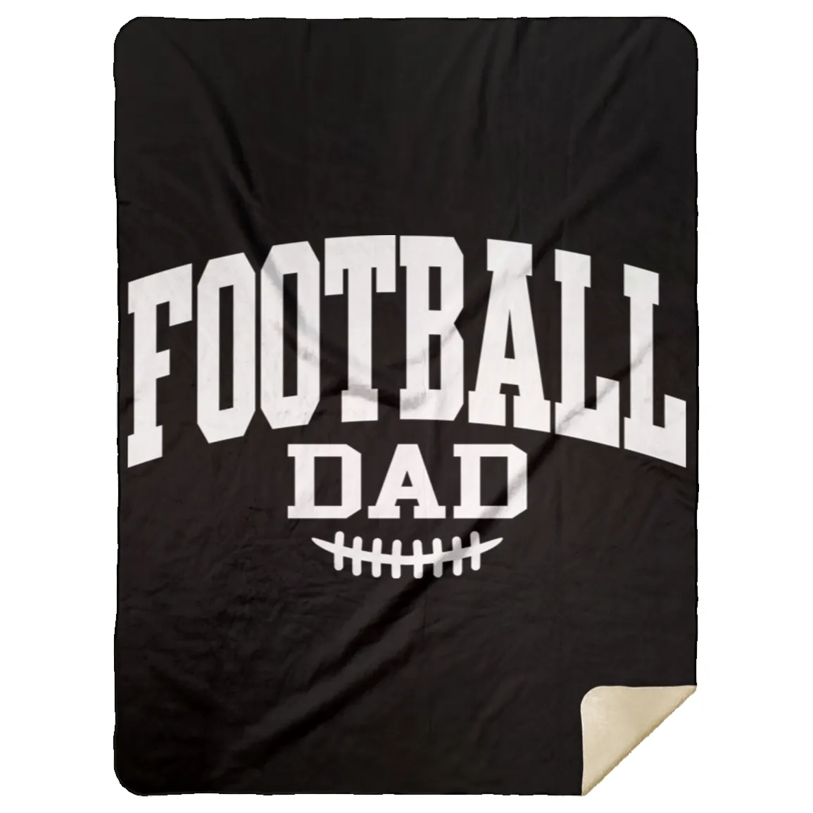 Football Dad MSHL Premium Sherpa Blanket 60x80