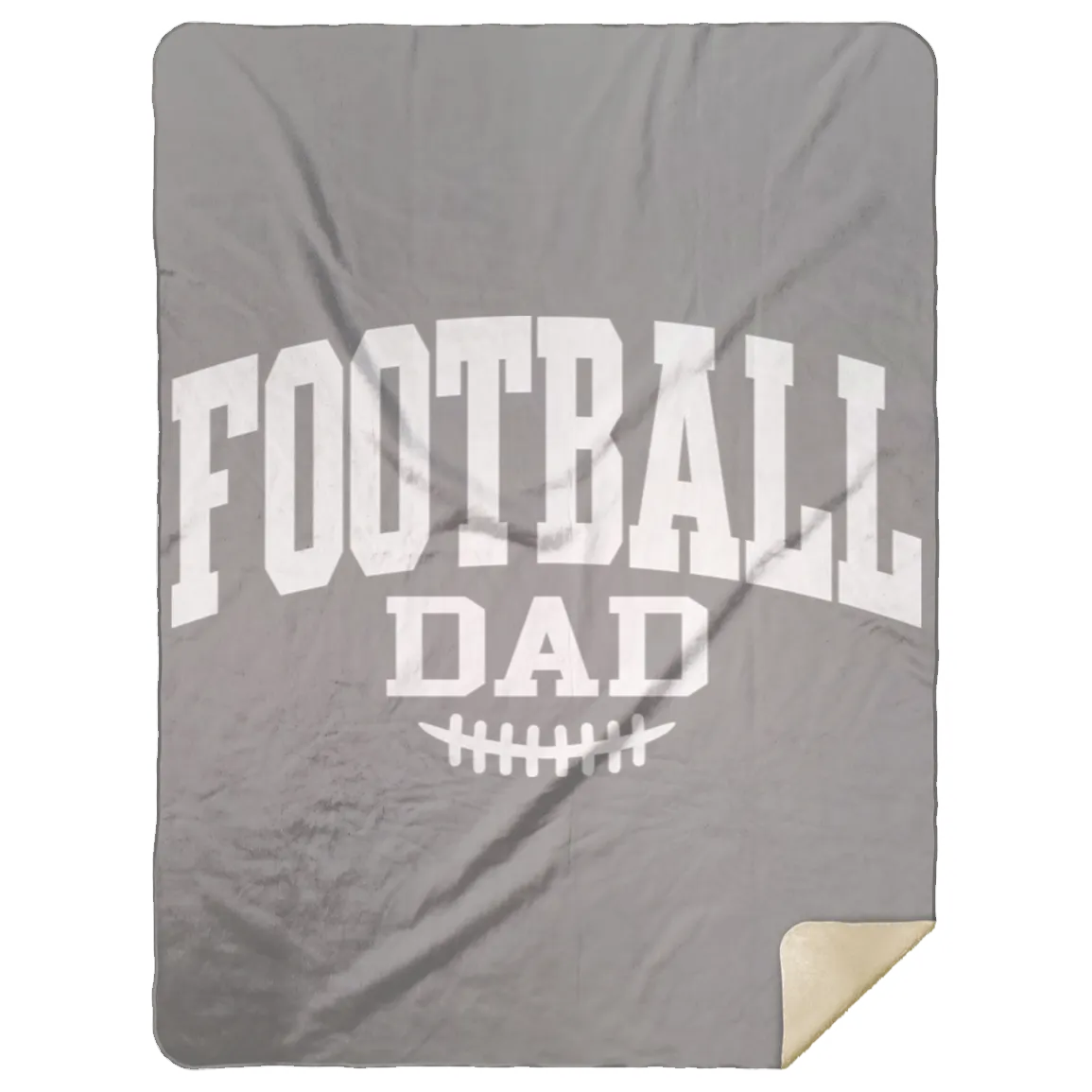 Football Dad MSHL Premium Sherpa Blanket 60x80