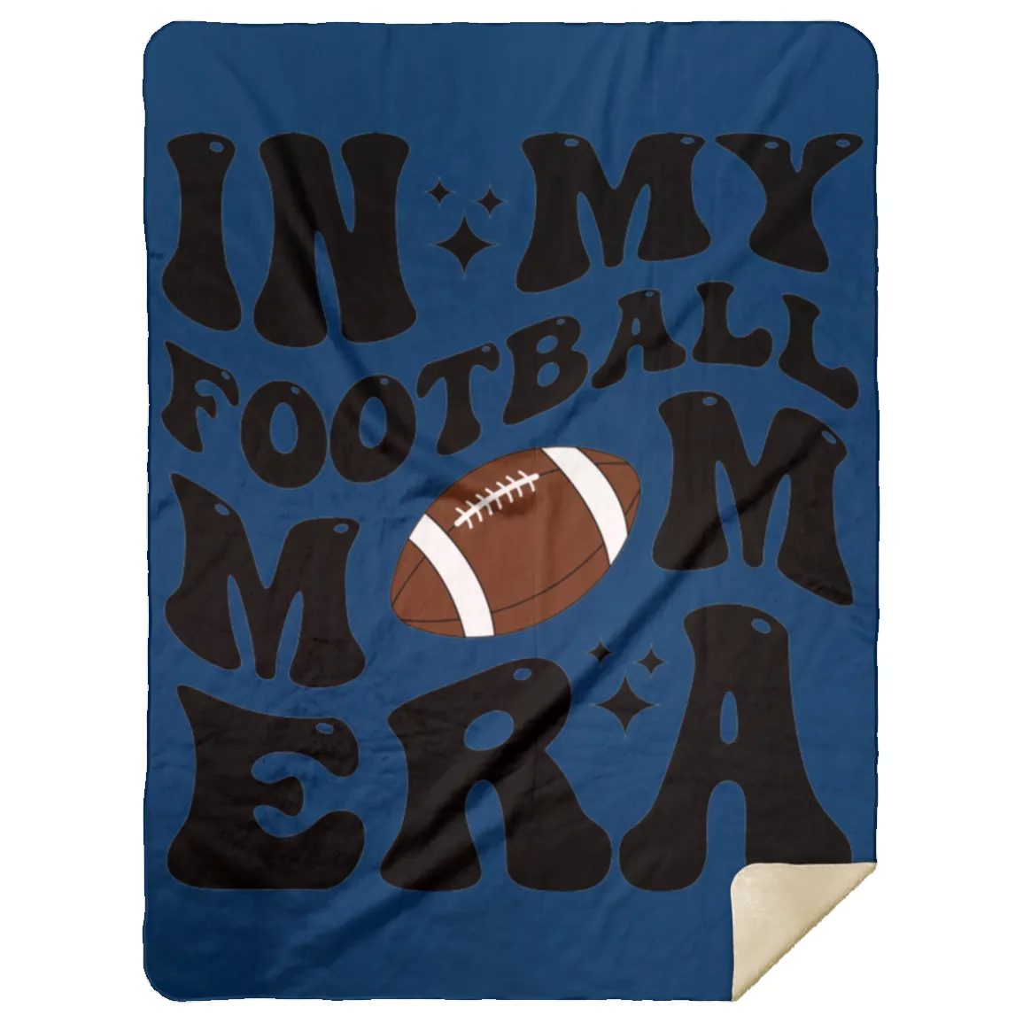 Football Mom MSHL Premium Sherpa Blanket 60x80