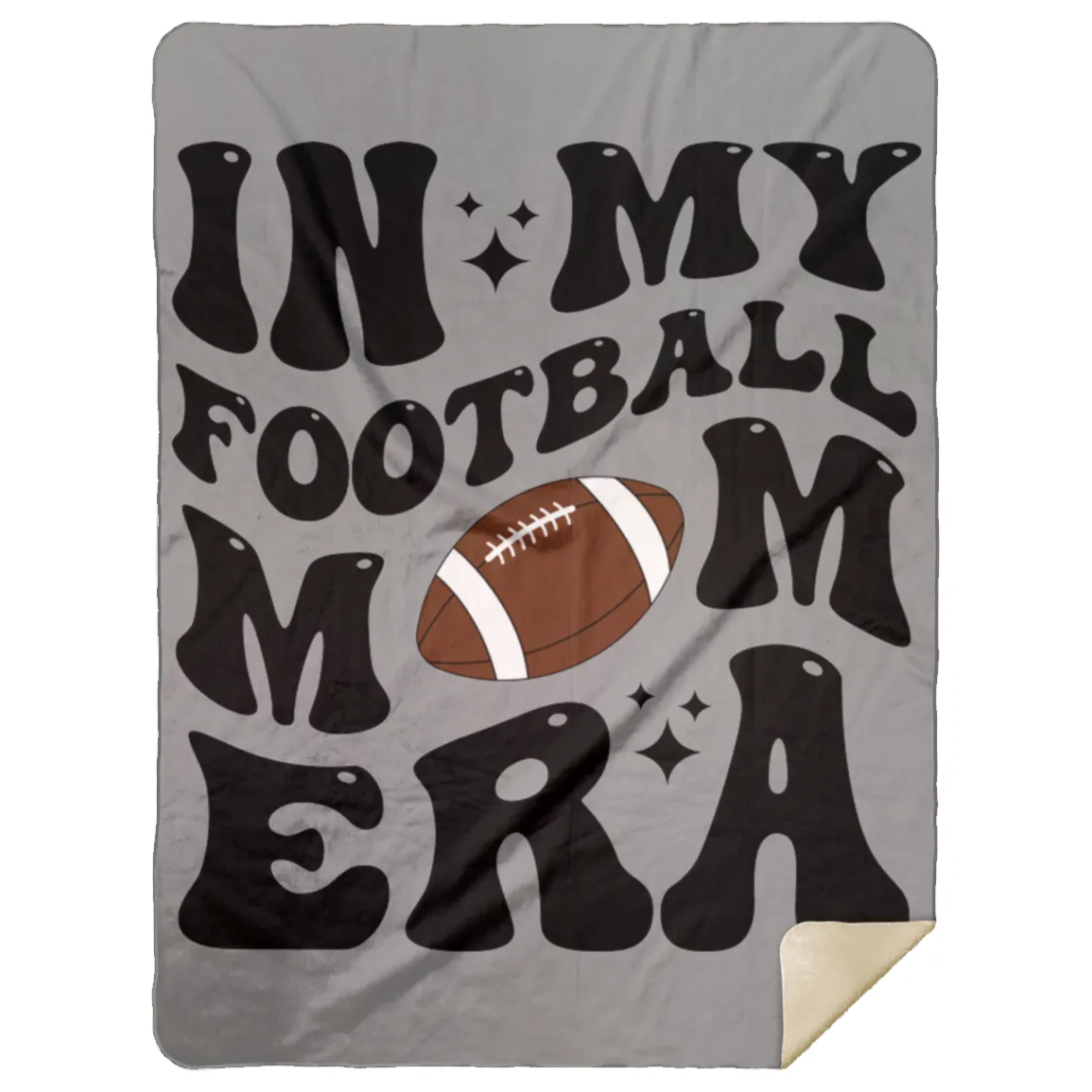 Football Mom MSHL Premium Sherpa Blanket 60x80