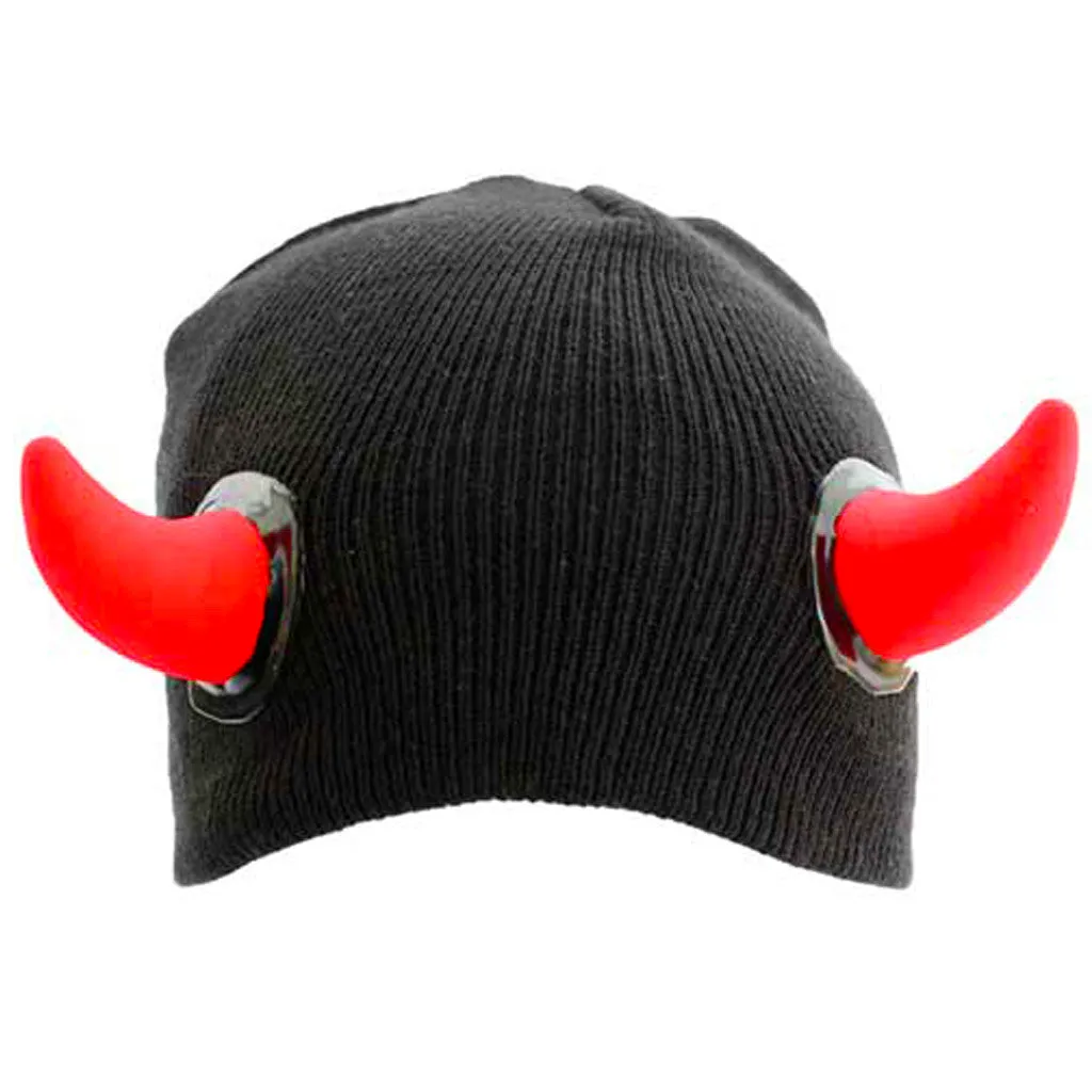 HORN BEANIE RED