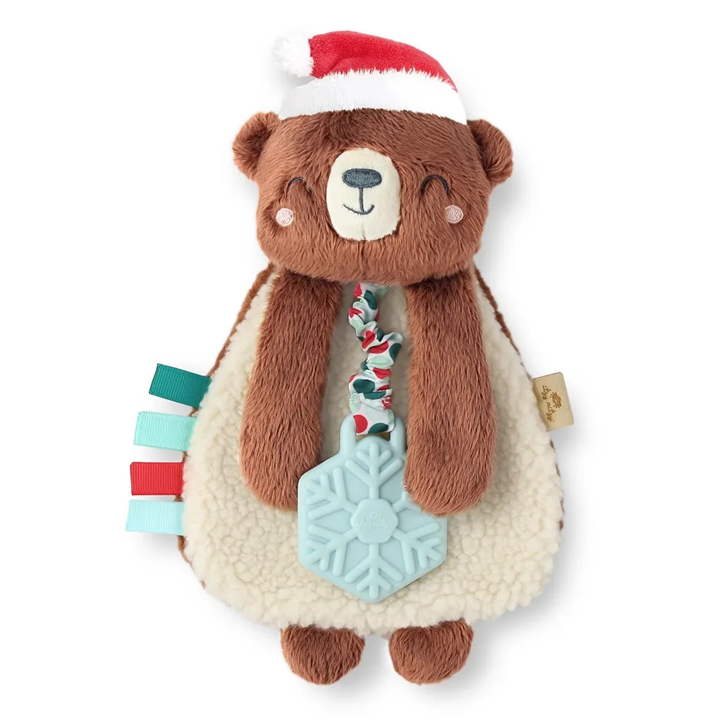 Itzy Ritzy Itzy Lovey™ Holiday Bear Plush   Teether Toy