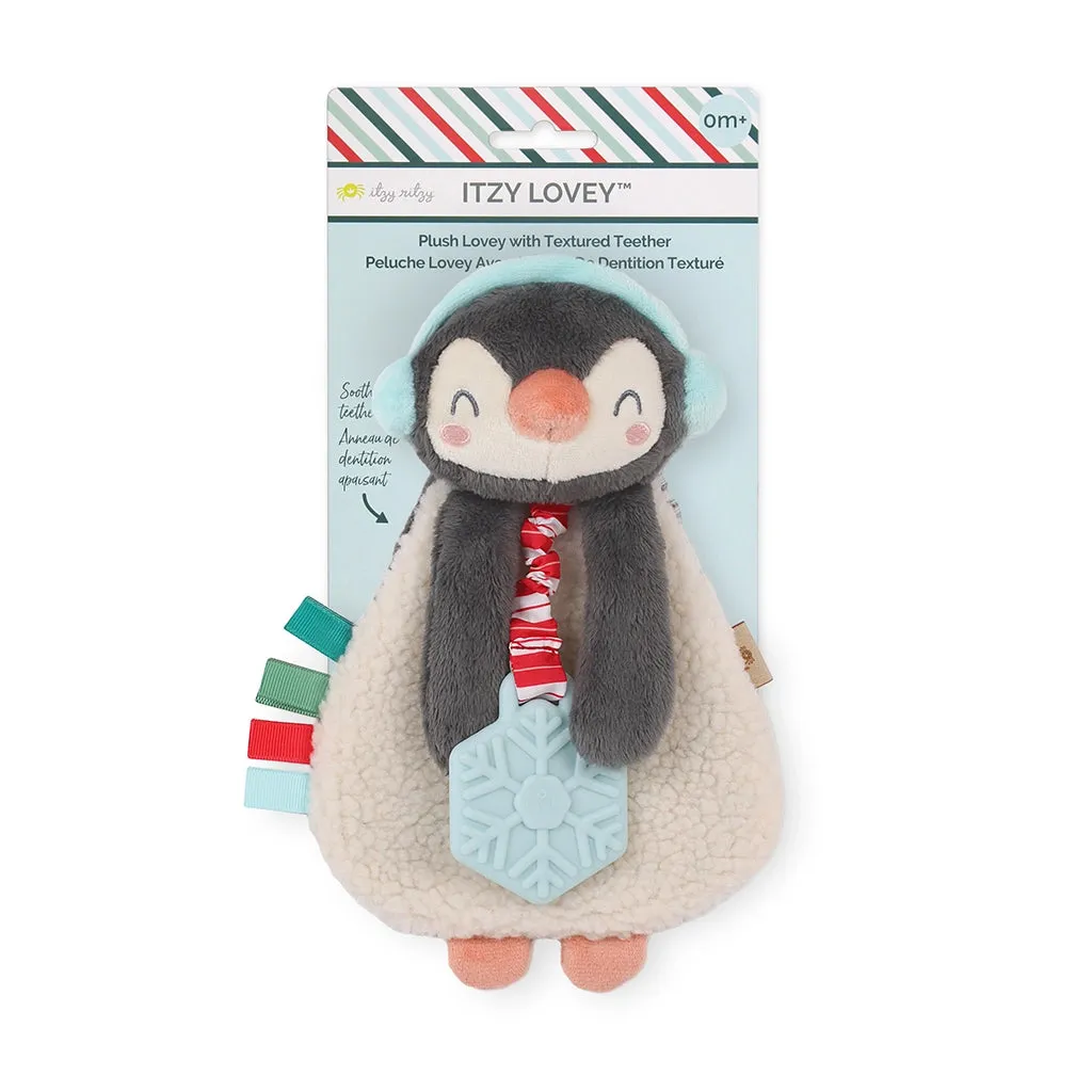 Itzy Ritzy Itzy Lovey™ Holiday Penguin Plush   Teether Toy