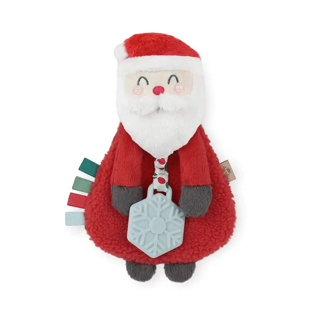 Itzy Ritzy Itzy Lovey™ Holiday Santa Plush   Teether Toy